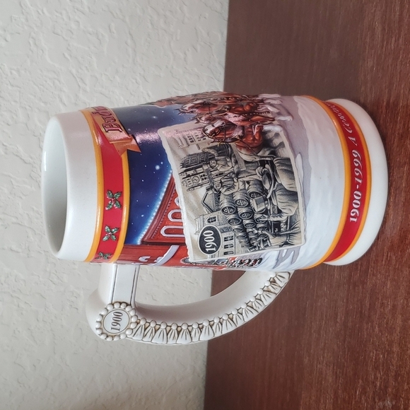 VTG 1999 Budweiser Beer holiday Collectible Stein "A Century of Tradition" - Picture 1 of 10